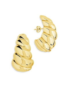 �X�^�[�����O�t�H�[�G�o�[ ���f�B�[�X �A�N�Z�T���[ �s�A�X�E�C�������O Sterling Forever Bobine Statement Earrings in 14K Gold Plated Gold �S�[���h