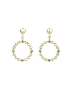 ANA fB[X ANZT[ sAXECO AQUA Bead Chain Drop Earrings - Exclusive Gold S[h