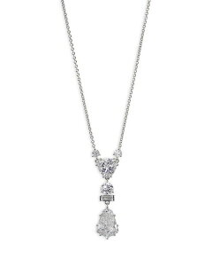 yz ifB[ fB[X lbNXE`[J[Ey_ggbv ANZT[ Luxor Kite Cubic Zirconia Drop Necklace 16"-18" Silver
