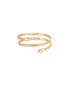 yz GeBJ fB[X uXbgEoOEANbg ANZT[ Marquise Coiled Bangle Bracelet Gold