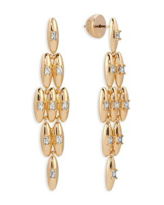 �G�e�B�J ���f�B�[�X �A�N�Z�T���[ �s�A�X�E�C�������O Ettika Baguette Cubic Zirconia Oval Dome Statement Earrings Gold �S�[���h