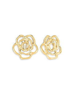 ���o�[�g�R�C�� ���f�B�[�X �A�N�Z�T���[ �s�A�X�E�C�������O Roberto Coin 18K Yellow Gold Bold Gold Oro Classic Openwork Rose Stud Earrings Gold �S�[���h