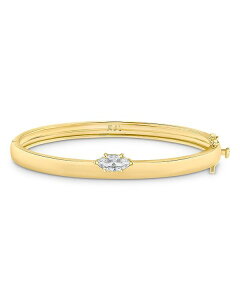 �P�l�X�W�F�C���[�� ���f�B�[�X �A�N�Z�T���[ �u���X���b�g�E�o���O���E�A���N���b�g Kenneth Jay Lane Marquise Cubic Zirconia Thin Bangle Bracelet in 14K Gold Plated Gold �S�[���h