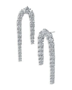 �P�l�X�W�F�C���[�� ���f�B�[�X �A�N�Z�T���[ �s�A�X�E�C�������O Kenneth Jay Lane Cubic Zirconia Graduated Open Arch Earrings Silver �V���o�[