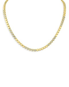 PlXWFC[ fB[X ANZT[ lbNXE`[J[Ey_ggbv [X Kenneth Jay Lane Cubic Zirconia Station Collar Necklace 14K Gold Plated 17" Gold S[h
