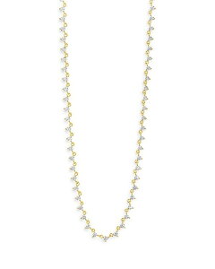 yz X^[OtH[Go[ fB[X lbNXE`[J[Ey_ggbv ANZT[ Brigid Cubic Zirconia Tennis Necklace in 14K Gold Plated 16"-18" Gold