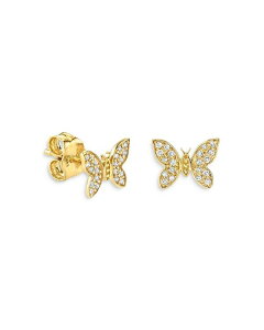 �V�h�j�[�G���@�� ���f�B�[�X �A�N�Z�T���[ �s�A�X�E�C�������O Sydney Evan 14k Yellow Gold Diamond Butterfly Stud Earrings Gold �S�[���h