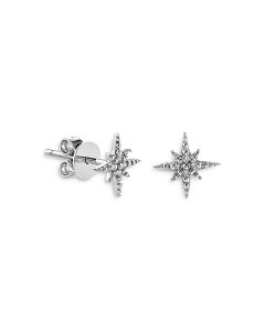 �V�h�j�[�G���@�� ���f�B�[�X �A�N�Z�T���[ �s�A�X�E�C�������O �~�j Sydney Evan 14K White Gold Diamond Starburst Mini Stud Earrings White �z���C�g