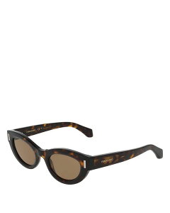 yz tFK fB[X TOXEACEFA ANZT[ Rivet Cat Eye Sunglasses 49mm Brown