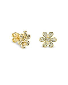 �V�h�j�[�G���@�� ���f�B�[�X �A�N�Z�T���[ �s�A�X�E�C�������O Sydney Evan 14K Yellow Gold Diamond Flower Stud Earrings Gold �S�[���h