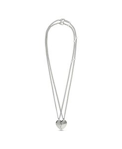 oVAK fB[X ANZT[ lbNXE`[J[Ey_ggbv [X Balenciaga Lovelock Double Necklace Silver Vo[