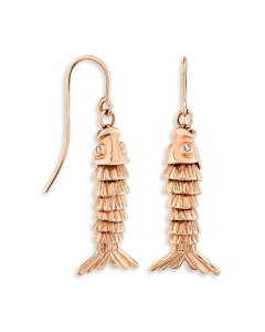 �V�h�j�[�G���@�� ���f�B�[�X �A�N�Z�T���[ �s�A�X�E�C�������O Sydney Evan 14K Rose Gold Diamond Accent Fish Drop Earrings Gold �S�[���h