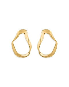 ANA fB[X ANZT[ sAXECO AQUA Wavy Openwork Stud Earrings Gold S[h