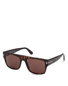 yz gEtH[h Y TOXEACEFA ANZT[ Men's Dunning Rectangular Sunglasses 55mm Havana/Brown Solid