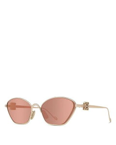 yz Gx fB[X TOXEACEFA ANZT[ Anagram Cat Eye Sunglasses 57mm Gold/Bordeuax