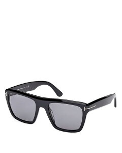 yz gEtH[h fB[X TOXEACEFA ANZT[ Polarized Square Sunglasses 55mm Black/Gray Polarized Solid