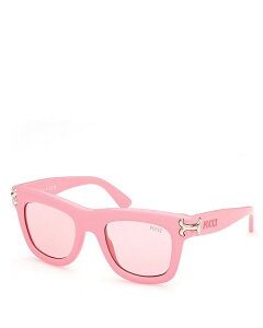 yz vb` fB[X TOXEACEFA ANZT[ Square Sunglasses 50mm Pink/Pink Solid