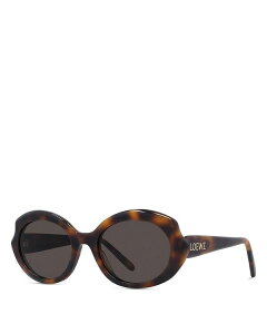 yz Gx fB[X TOXEACEFA ANZT[ Slim Geometric Sunglasses 54mm Havana/Brown Solid