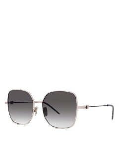 【送料無料】 ジバンシー レディース サングラス・アイウェア アクセサリー GV Speed Square Sunglasses 58mm Gold/Gray Gradient
