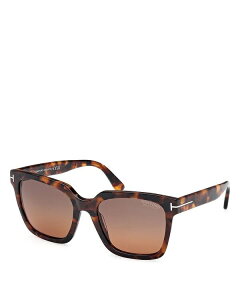 yz gEtH[h fB[X TOXEACEFA ANZT[ Polarized Square Sunglasses 55mm Havana/Brown