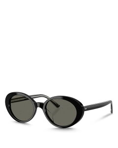 Io[s[vY fB[X ANZT[ TOXEACEFA Oliver Peoples Lumar Oval Sunglasses 51mm Black ubN