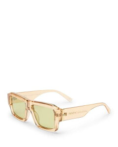 yz XybNX fB[X TOXEACEFA ANZT[ Polygraph Rectangular Sunglasses 55mm Neutral