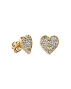 �V�h�j�[�G���@�� ���f�B�[�X �A�N�Z�T���[ �s�A�X�E�C�������O �~�j Sydney Evan 14K Yellow Gold Diamond Heart Mini Stud Earrings Gold �S�[���h