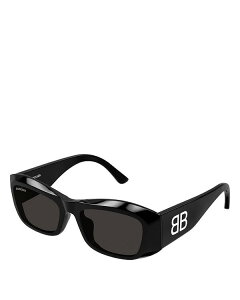 oVAK fB[X ANZT[ TOXEACEFA Balenciaga Square Sunglasses, 54mm Black