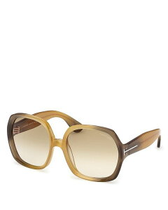 yz gEtH[h fB[X TOXEACEFA ANZT[ Saffron Square Sunglasses 60mm Yellow/Brown