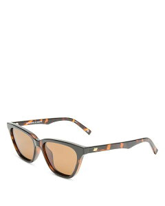 XybNX fB[X ANZT[ TOXEACEFA Le Specs Unfaithful Square Sunglasses, 54mm Tortoise