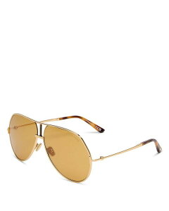yz gEtH[h fB[X TOXEACEFA ANZT[ Rickie Aviator Sunglasses 63mm Gold/Brown