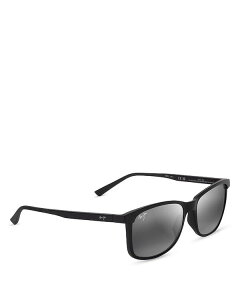 yz }ECW fB[X TOXEACEFA ANZT[ Hulili Rectangular Sunglasses 57mm Matte Black