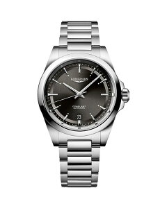 �����W�� ���f�B�[�X �A�N�Z�T���[ �r���v Longines Conquest Sunray Black Watch 38mm Black/Silver �u���b�N