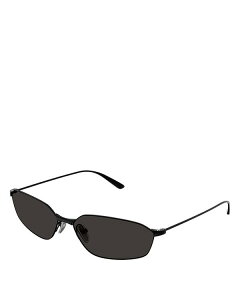 oVAK fB[X ANZT[ TOXEACEFA Balenciaga Invisible 2.0 Geometrical Sunglasses, 62mm Black