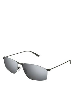 oVAK fB[X ANZT[ TOXEACEFA Ruthenium Balenciaga Invisible 2.0 Rectangular Sunglasses, 62mm