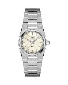 eB\bg fB[X ANZT[ rv Tissot PRX Quartz Watch 25mm White/Silver zCg