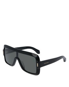 yz tFK fB[X TOXEACEFA ANZT[ Renew Classic Logo Shield Sunglasses 55mm Black