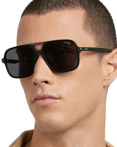 yz J[i fB[X TOXEACEFA ANZT[ Square Sunglasses 58mm Black