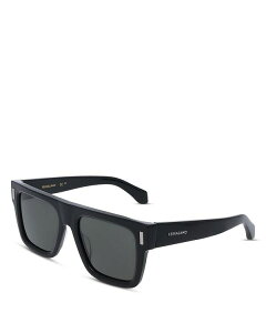 yz tFK fB[X TOXEACEFA ANZT[ Renew Rivet Oversized Square Sunglasses 53mm Black