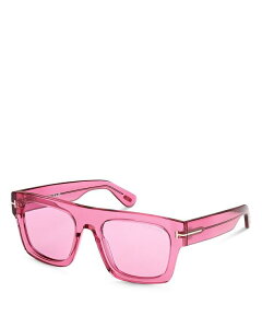 yz gEtH[h fB[X TOXEACEFA ANZT[ Fausto Geometric Sunglasses 53mm Pink/Pink Solid