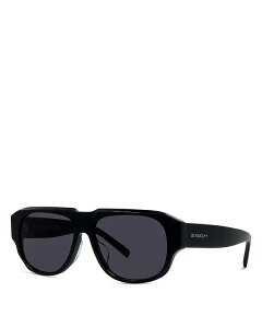 WoV[ fB[X ANZT[ TOXEACEFA Givenchy GV Day Black Geometric Sunglasses 55mm Black/Smoke ubN