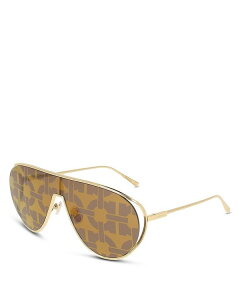 yz tFK fB[X TOXEACEFA ANZT[ Gancini Lens Shield Sunglasses 63mm Deep Gold