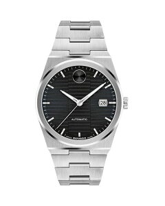 oh fB[X ANZT[ rv Movado BOLD Quest Watch 39mm Black/Silver ubN
