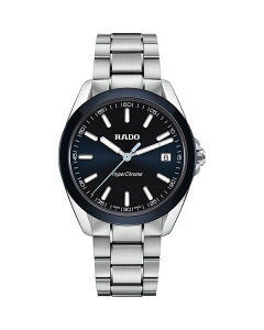 ���h ���f�B�[�X �A�N�Z�T���[ �r���v RADO HyperChrome Watch 42mm Navy/Silver �l�C�r�[