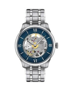 eB\bg fB[X ANZT[ rv Tissot Chemin des Tourelles Powermatic 80 Squelette Watch 39mm Silver Vo[