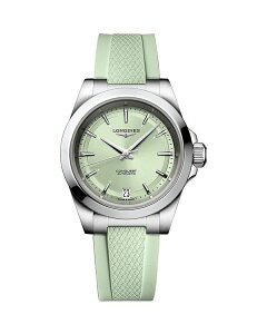 �����W�� ���f�B�[�X �A�N�Z�T���[ �r���v Longines Conquest Watch 34mm Green �O���[��