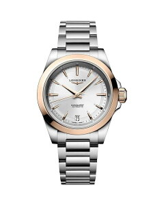 �����W�� ���f�B�[�X �A�N�Z�T���[ �r���v Longines Conquest Sunray Silver Watch 34mm Silver �V���o�[