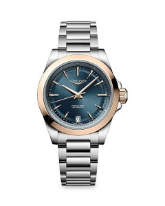 �����W�� ���f�B�[�X �A�N�Z�T���[ �r���v Longines Conquest Watch 34mm Blue/Silver �u���[