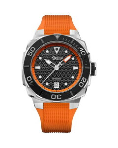 �A���s�� ���f�B�[�X �A�N�Z�T���[ �r���v Alpina Seastrong Watch 39mm Black/Orange �u���b�N