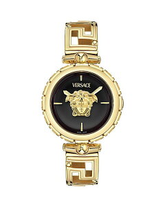 ���F���T�[�` ���f�B�[�X �A�N�Z�T���[ �r���v Versace Medusa Jewel Watch 34mm Black/Gold �u���b�N